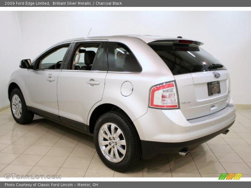 Brilliant Silver Metallic / Charcoal Black 2009 Ford Edge Limited