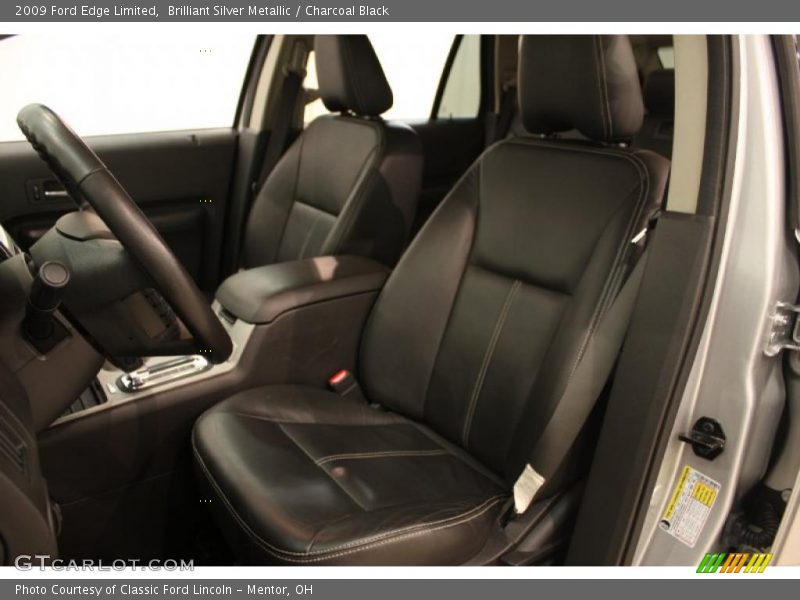 Brilliant Silver Metallic / Charcoal Black 2009 Ford Edge Limited