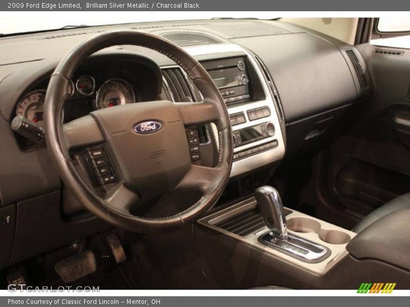 Brilliant Silver Metallic / Charcoal Black 2009 Ford Edge Limited