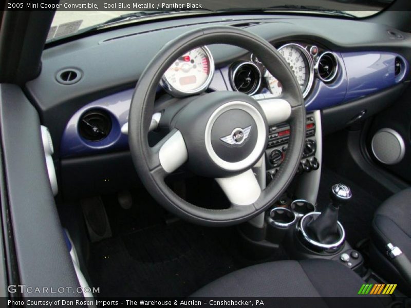  2005 Cooper Convertible Panther Black Interior