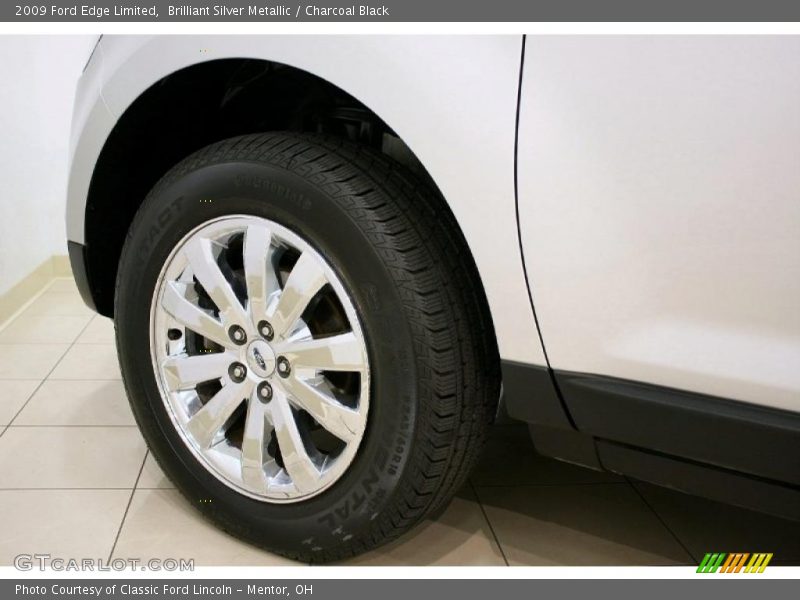 Brilliant Silver Metallic / Charcoal Black 2009 Ford Edge Limited