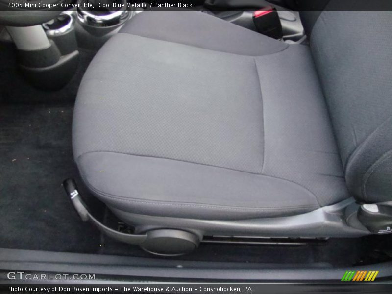 Cool Blue Metallic / Panther Black 2005 Mini Cooper Convertible