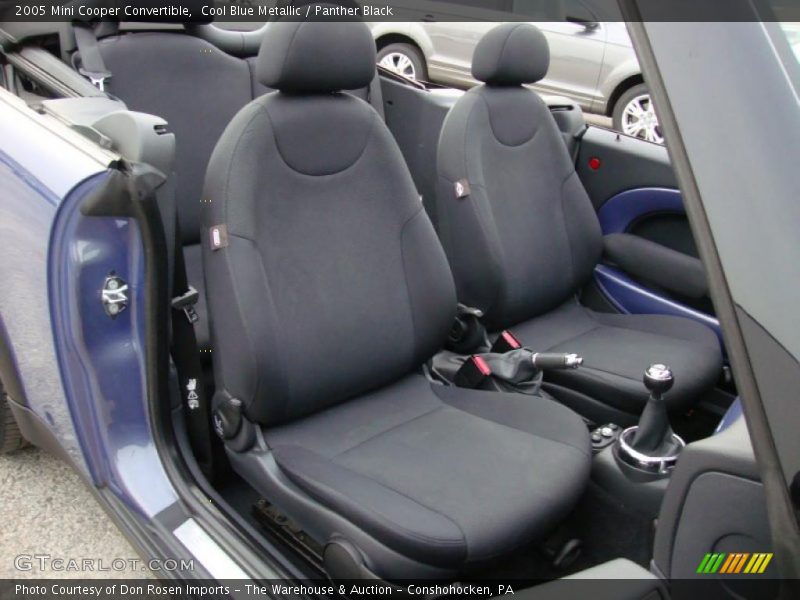  2005 Cooper Convertible Panther Black Interior
