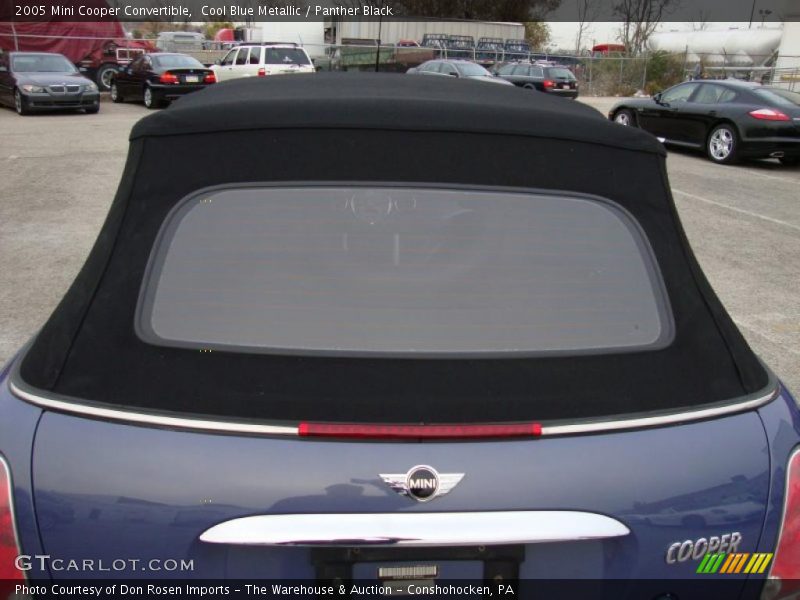 Cool Blue Metallic / Panther Black 2005 Mini Cooper Convertible