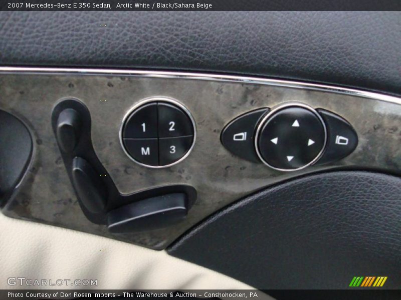Arctic White / Black/Sahara Beige 2007 Mercedes-Benz E 350 Sedan