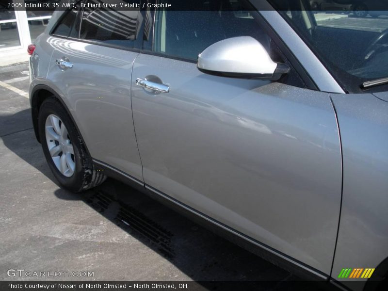 Brilliant Silver Metallic / Graphite 2005 Infiniti FX 35 AWD