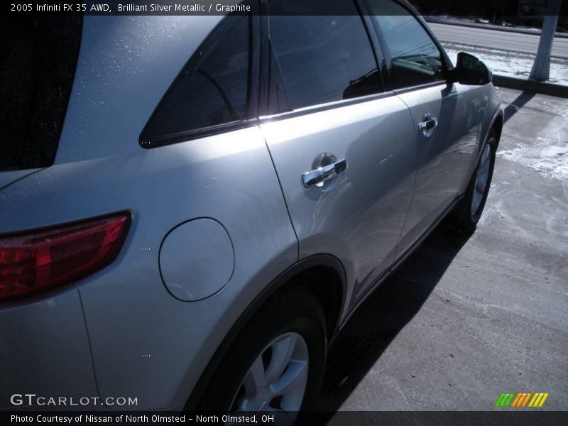 Brilliant Silver Metallic / Graphite 2005 Infiniti FX 35 AWD