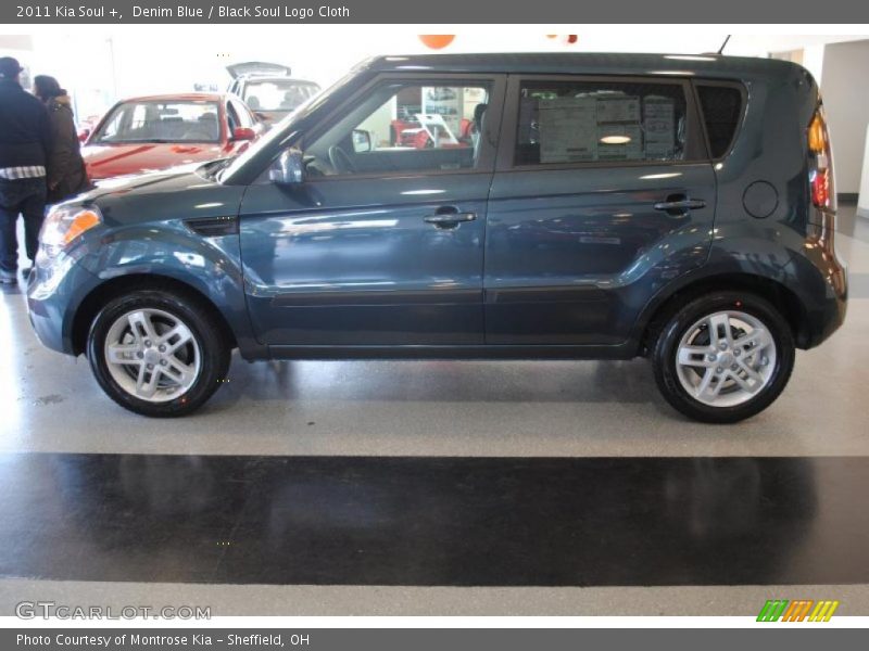 Denim Blue / Black Soul Logo Cloth 2011 Kia Soul +