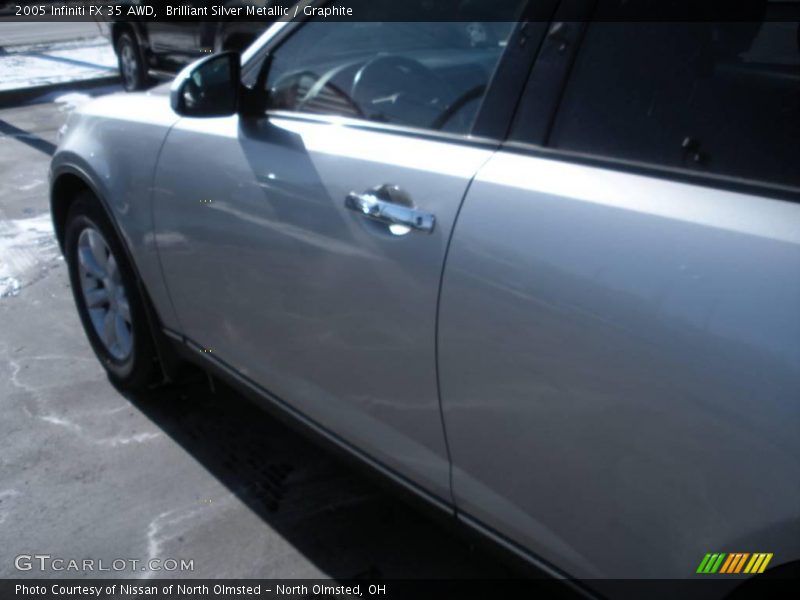 Brilliant Silver Metallic / Graphite 2005 Infiniti FX 35 AWD