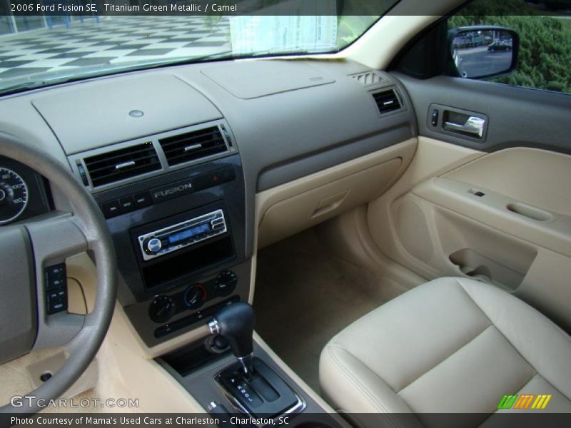 Titanium Green Metallic / Camel 2006 Ford Fusion SE