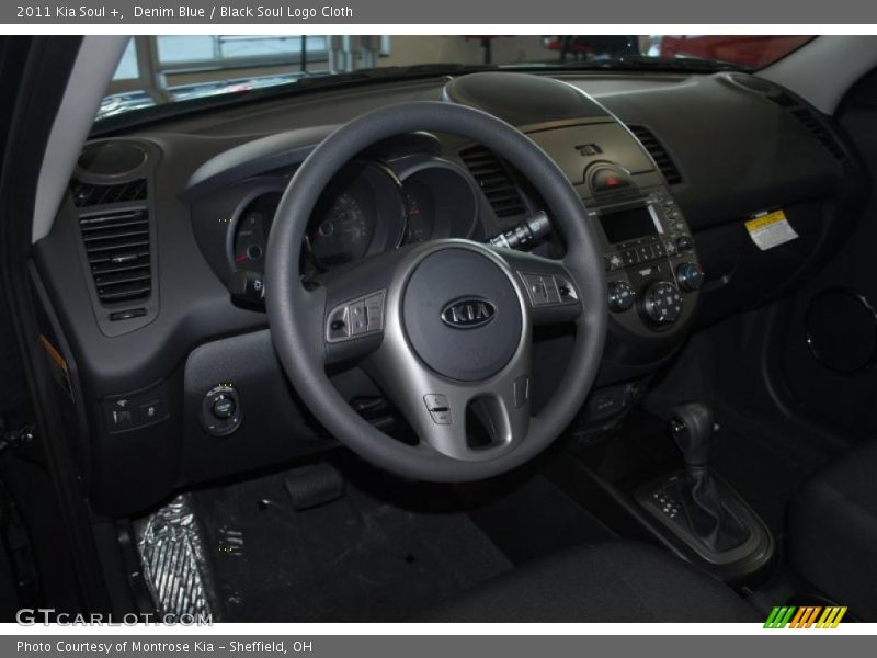 Denim Blue / Black Soul Logo Cloth 2011 Kia Soul +
