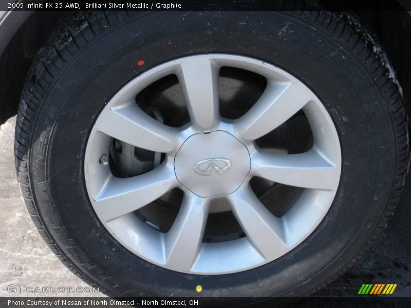 Brilliant Silver Metallic / Graphite 2005 Infiniti FX 35 AWD