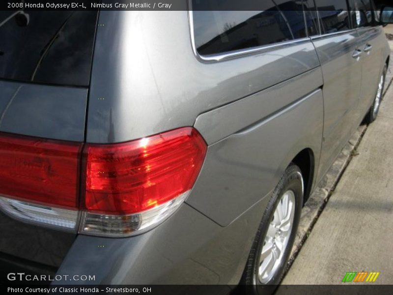 Nimbus Gray Metallic / Gray 2008 Honda Odyssey EX-L