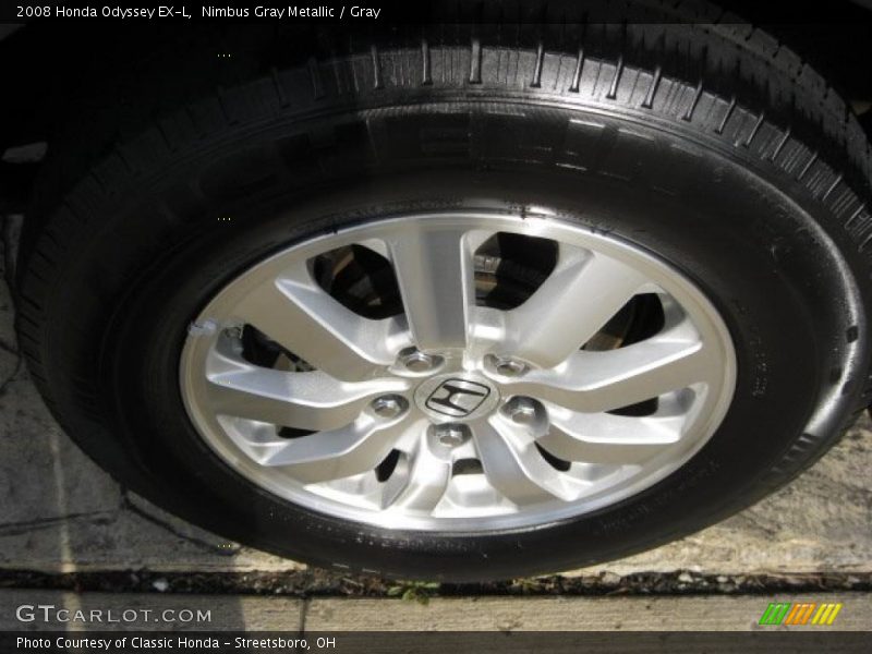 Nimbus Gray Metallic / Gray 2008 Honda Odyssey EX-L