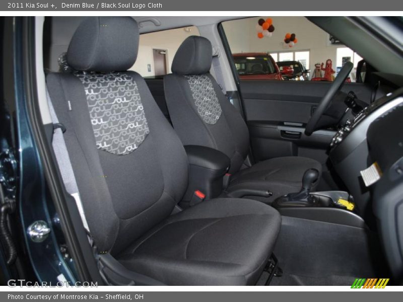 Denim Blue / Black Soul Logo Cloth 2011 Kia Soul +