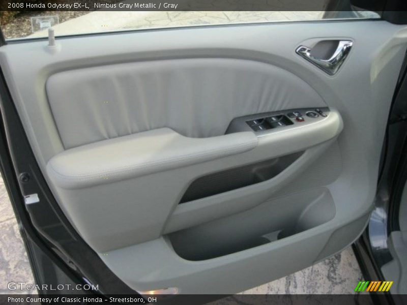 Nimbus Gray Metallic / Gray 2008 Honda Odyssey EX-L