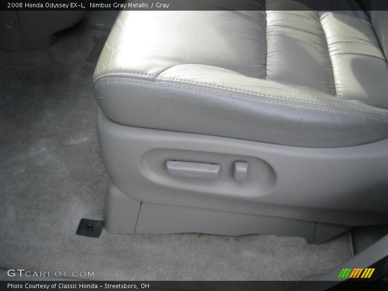 Nimbus Gray Metallic / Gray 2008 Honda Odyssey EX-L