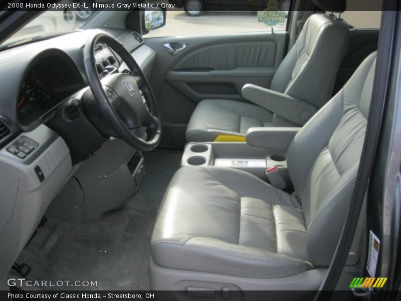 Nimbus Gray Metallic / Gray 2008 Honda Odyssey EX-L