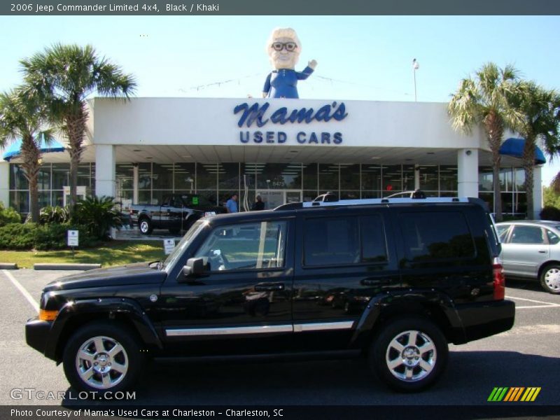 Black / Khaki 2006 Jeep Commander Limited 4x4