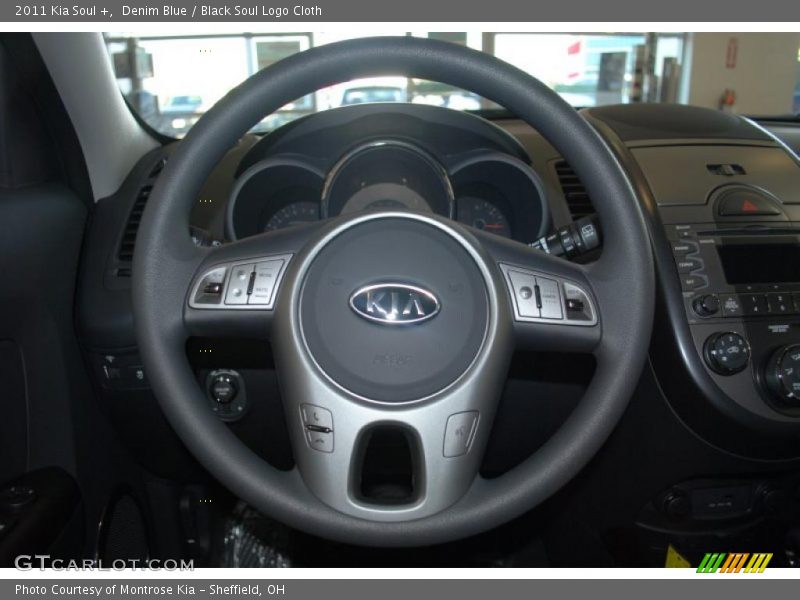 Denim Blue / Black Soul Logo Cloth 2011 Kia Soul +