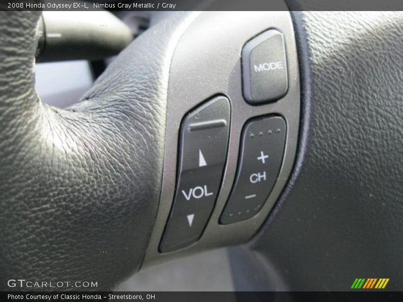 Nimbus Gray Metallic / Gray 2008 Honda Odyssey EX-L