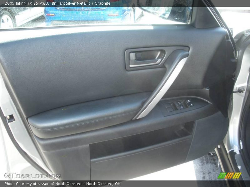 Brilliant Silver Metallic / Graphite 2005 Infiniti FX 35 AWD