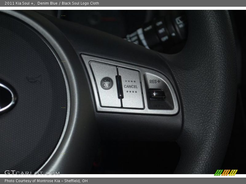 Denim Blue / Black Soul Logo Cloth 2011 Kia Soul +