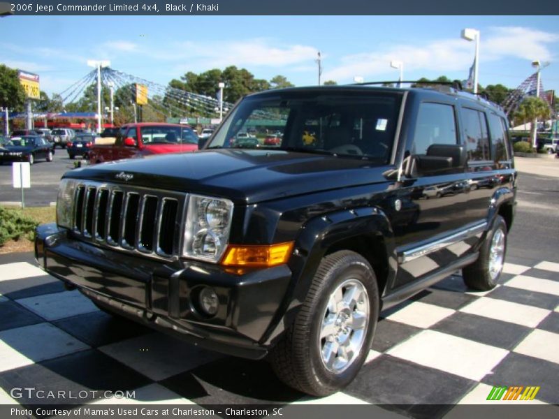 Black / Khaki 2006 Jeep Commander Limited 4x4