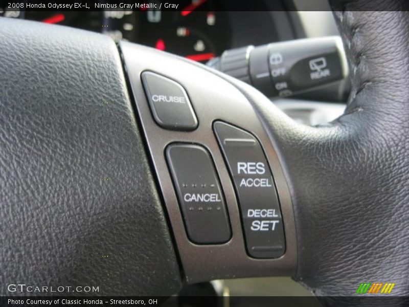 Nimbus Gray Metallic / Gray 2008 Honda Odyssey EX-L