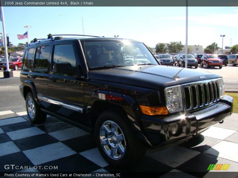 Black / Khaki 2006 Jeep Commander Limited 4x4