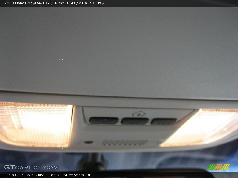 Nimbus Gray Metallic / Gray 2008 Honda Odyssey EX-L