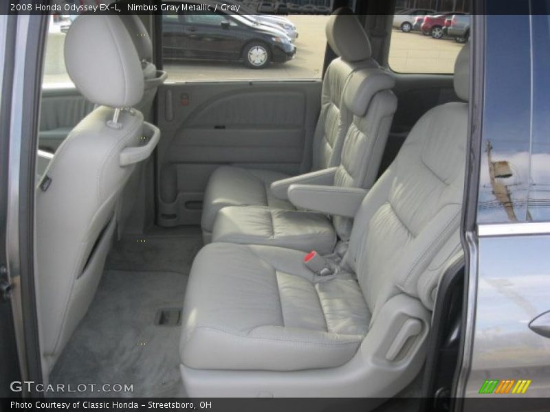Nimbus Gray Metallic / Gray 2008 Honda Odyssey EX-L