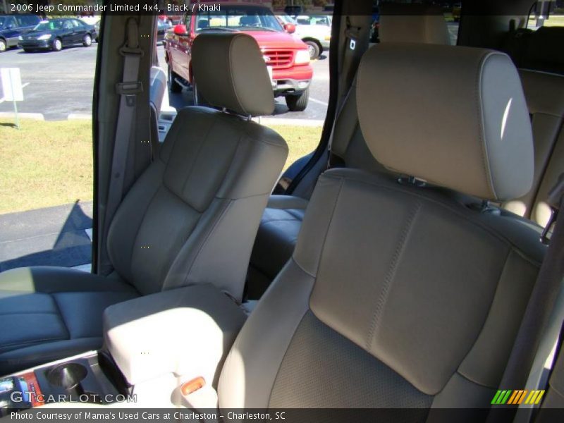Black / Khaki 2006 Jeep Commander Limited 4x4