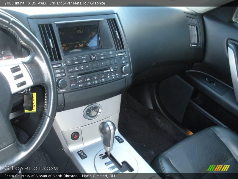 Brilliant Silver Metallic / Graphite 2005 Infiniti FX 35 AWD