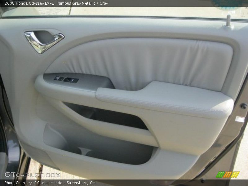 Nimbus Gray Metallic / Gray 2008 Honda Odyssey EX-L