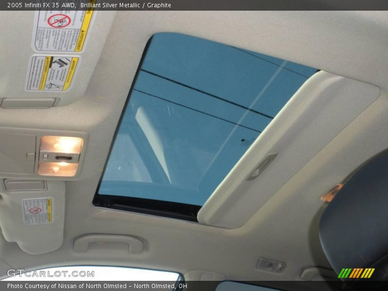 Brilliant Silver Metallic / Graphite 2005 Infiniti FX 35 AWD