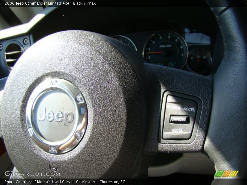 Black / Khaki 2006 Jeep Commander Limited 4x4