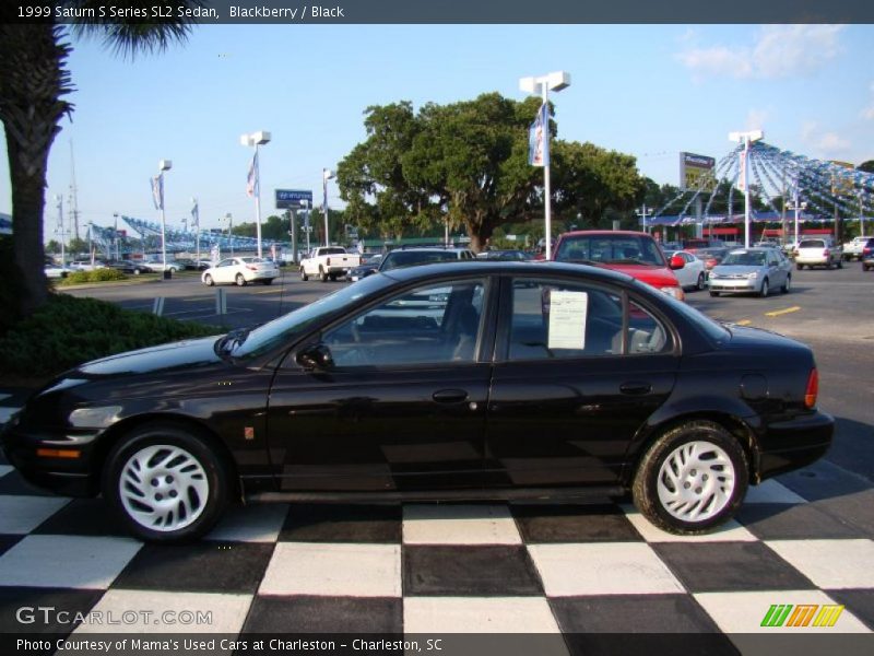 Blackberry / Black 1999 Saturn S Series SL2 Sedan