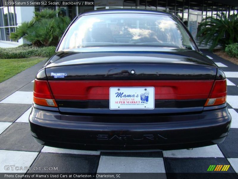 Blackberry / Black 1999 Saturn S Series SL2 Sedan