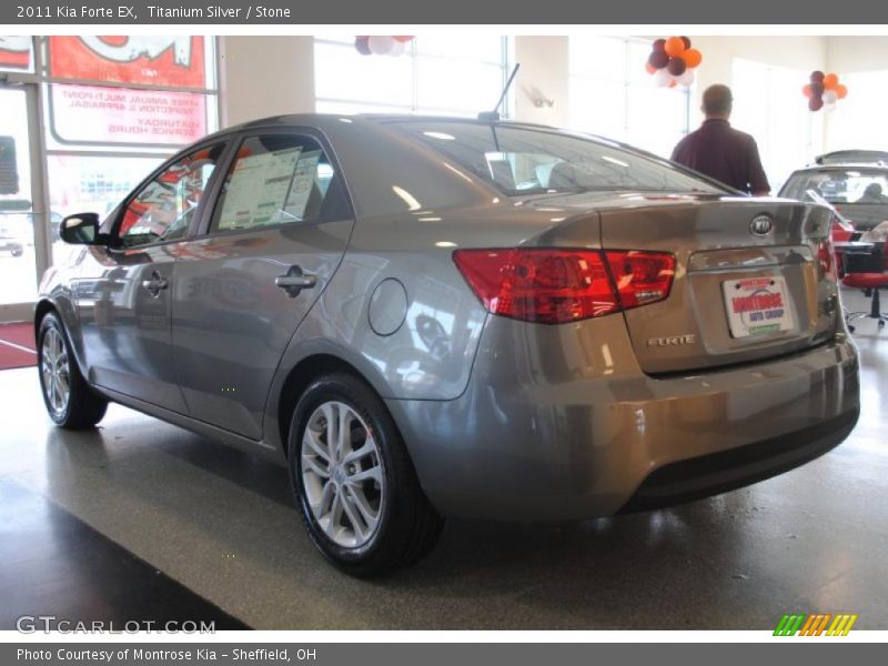 Titanium Silver / Stone 2011 Kia Forte EX