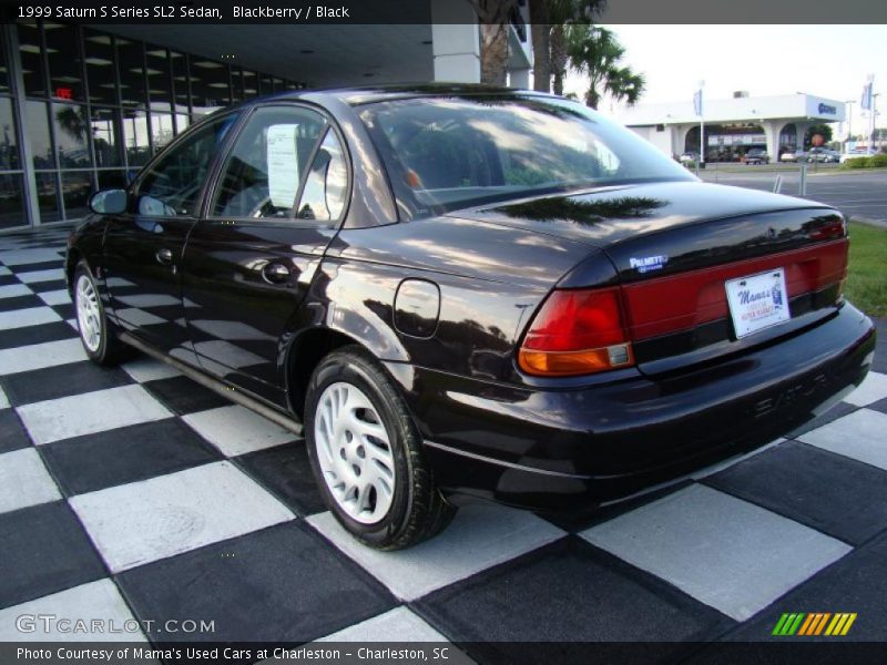 Blackberry / Black 1999 Saturn S Series SL2 Sedan