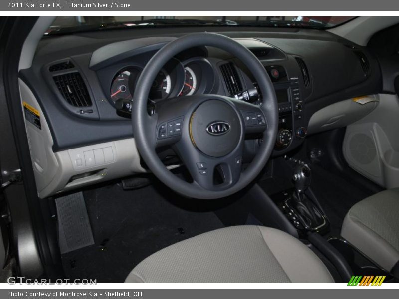 Dashboard of 2011 Forte EX