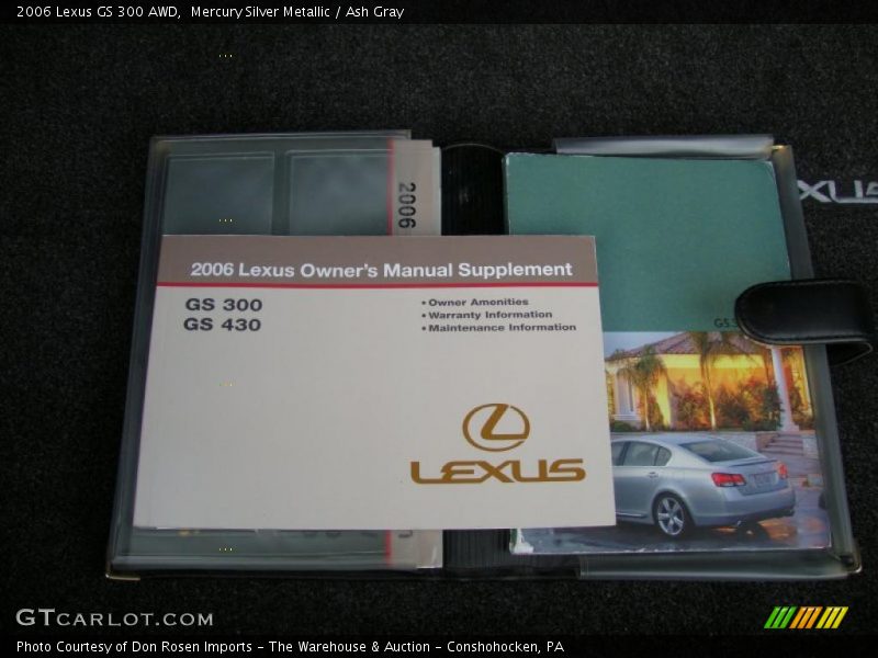 Mercury Silver Metallic / Ash Gray 2006 Lexus GS 300 AWD