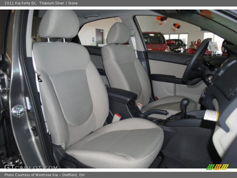  2011 Forte EX Stone Interior