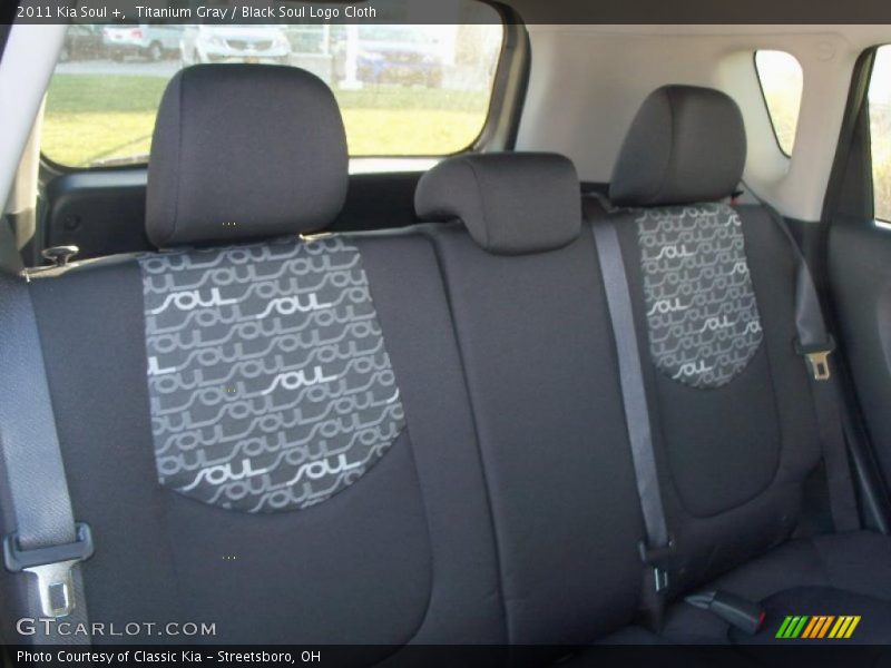 Titanium Gray / Black Soul Logo Cloth 2011 Kia Soul +