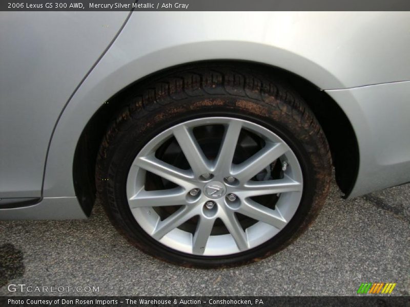 Mercury Silver Metallic / Ash Gray 2006 Lexus GS 300 AWD