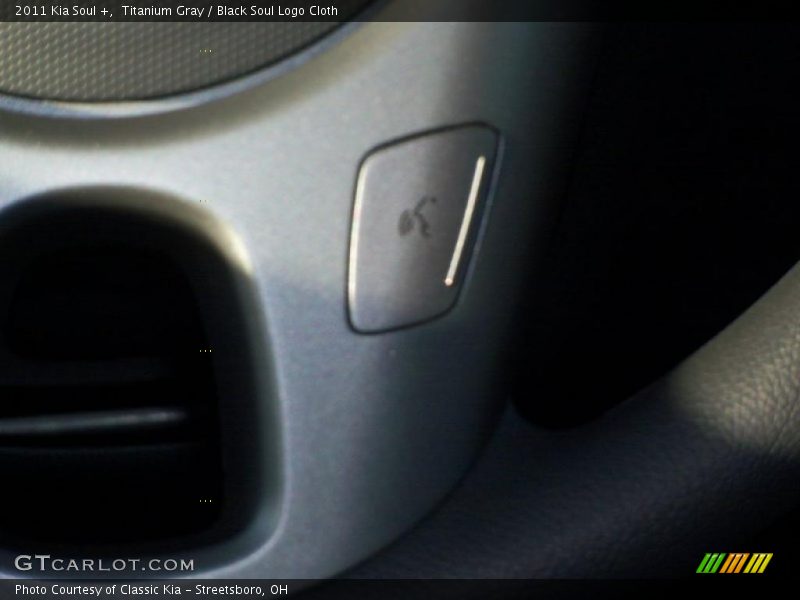 Titanium Gray / Black Soul Logo Cloth 2011 Kia Soul +