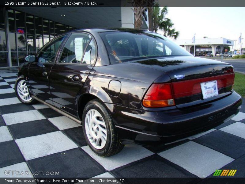 Blackberry / Black 1999 Saturn S Series SL2 Sedan