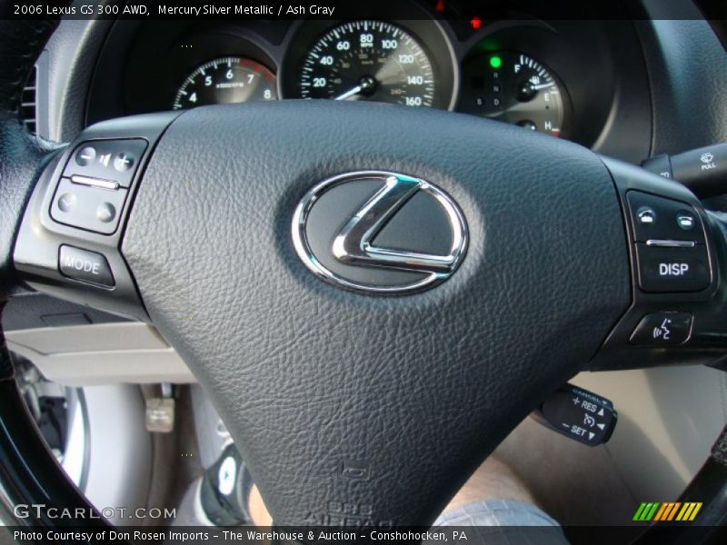 Mercury Silver Metallic / Ash Gray 2006 Lexus GS 300 AWD