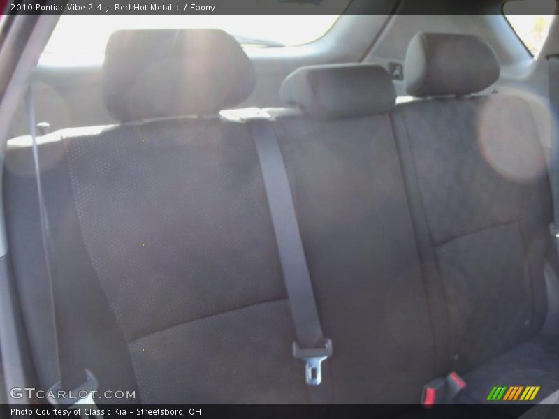 Red Hot Metallic / Ebony 2010 Pontiac Vibe 2.4L